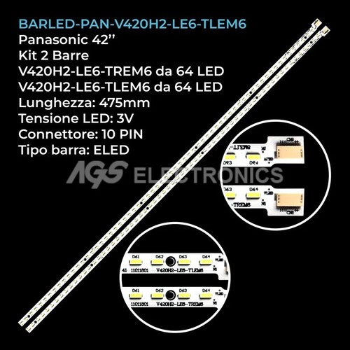 Kit barre strip led tv - 2,
