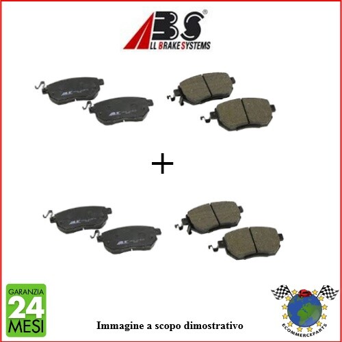 Kit pastiglie freno ant post - pastiglie,
